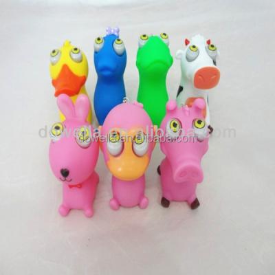 China Cartoon Toy Novelty Pop Eyes Frog Squeeze Toys, Plastic Pop Eyes Animal Toy for sale