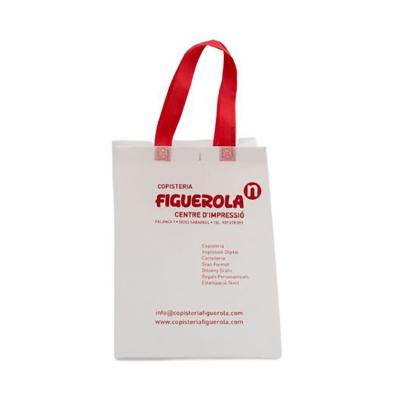 China Custom Non Woven Bag Handled Tote Bags Printed Recyclable Fabric Cheap Shopping for sale