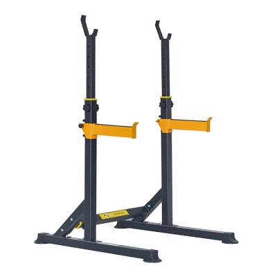 China Modern Weightlifting Half Folding Squat Rack With Single Lat Tower Weight Rack for sale