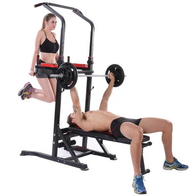 China Modern Gym Equipment Power Tower Fitness Station Multifunctional Gym Power Tower Pull Up for sale