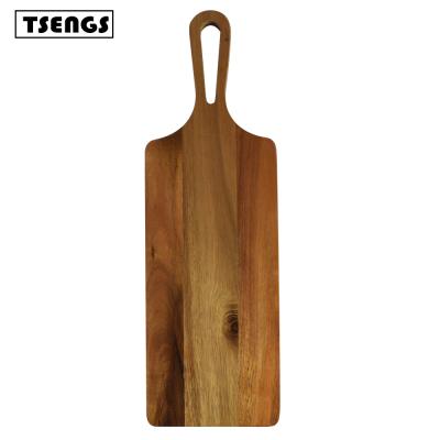 China Viable Custom Design Thin Pallet Cutting Board Acacia Wood Serving Board for sale