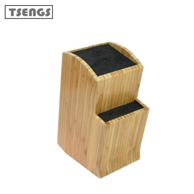 China Kitchen Knife Block Holder Disposable Universal Bamboo Holder for sale