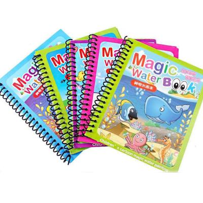 China Paper Newcomer Water Magic Drawing Book Writing Doodle Book With Pen for sale