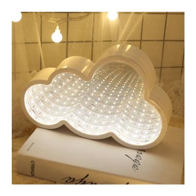 China Wholesale Originality Clouds Mirror Fantasy Baby Night Light Battery Operated for Room for sale