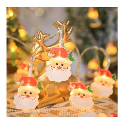 China Hot Sale Santa Claus Snowman String Lights New Year Christmas Party Home String Lights for sale