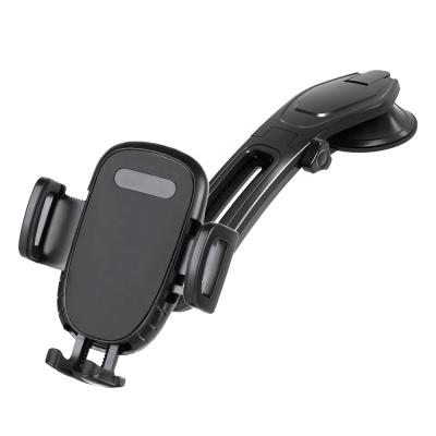 China Universal Mini Portable Flexible Arm Dashboard Suction Cup Holder Car Mount Holder for 4-6.5 Smartphone for sale