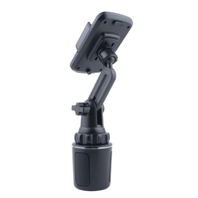 China Universal Fits For Most Car Type 360 ​​Degree Adjustable Car Phone Mount Cup Holder Stand Cradle For Mobile Phone GPS for sale