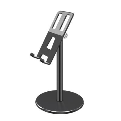 China Aluminum Alloy and Silicone 360 ​​Desktop Bracket Phone Tablet Stand Holder Display Mount Fit 4-11 inch Phones Tablets for sale