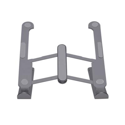 China Aluminum Alloy Material Portable Folding Laptop Stand Holder Adjustable Laptop Desk Stand for sale