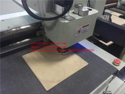 China Custom-made Gasket Transformer Cork Rubber Oscillating Knife Cutting Machine for sale