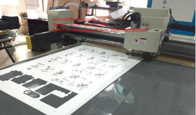 China Rigid Foamed PVC Forex Expansion PVC Flatbed Digital Sample Cutter Plotter for sale