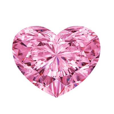 China NO HOT SALE 2020 direct supply factocy moissanite supplier wholesale heart cut loose synthetic pink moissanite for sale