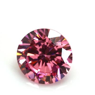 China Cheap Price Pink Synthetic CZ Zircon Stone Various Shapes For Jewelry for sale