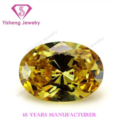 China Free Shipping Sample 1-5pcs Heat Resistant Zircon Stone, Canary Yellow Fire Zircon for sale