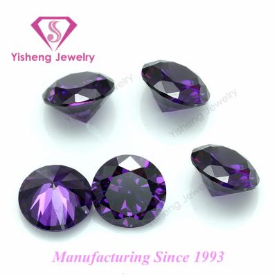 China Hear Resistance Amethyst Stone 2.75mm D.C.A. Diamond Machine Cut Loose Gemstones for sale