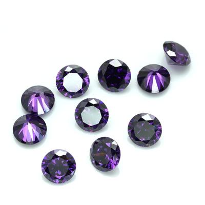 China Zircon Stone Wax Setting Round 5a Machine Cut Loose 1mm 2mm CZ Zircon 3mm for sale