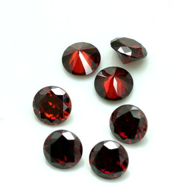 China Zircon Stone Wax Setting Diamond Cut Synthetic Garnet Zircon Stones 1mm 1.25mm for sale