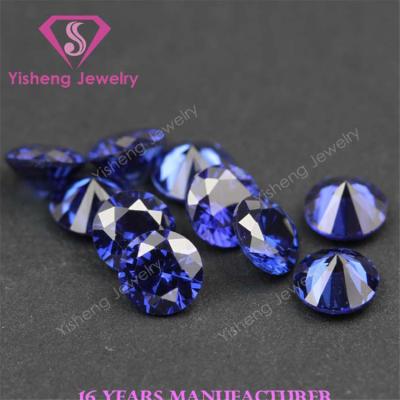 China Heat Resistant Blue Zircon AAAAA Sapphire Stone Polishing Tanzanite CZ Zircon Gems for sale