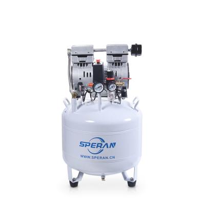 China 32L 38L Portable Oil Free Oil Free Silent Type Dental Air Compressor for sale