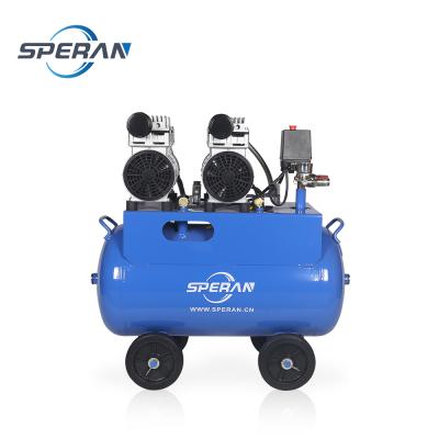 China 1.5hp 2hp 3hp Outstanding Silent Type Oil Free Air Compressor Oil Free for sale