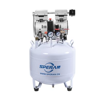 China 32L 38L 1hp Portable Oil Free Silent Type Dental Air Compressor Oil Free for sale