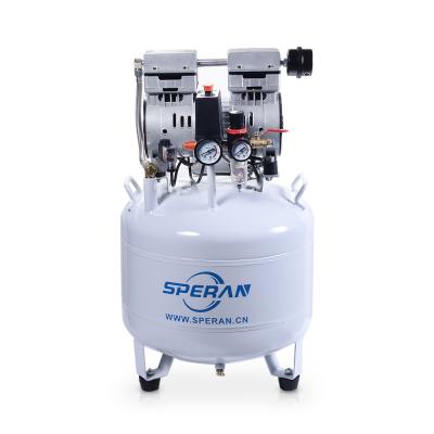 China 32L 38L Dental Piston Air Compressor Small Silent Quiet Type Oil Free Portable Piston Air Compressor Machines for sale