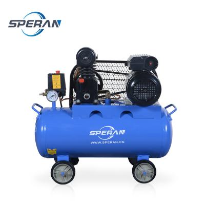 China Lubricated China 50l Power Force 1hp Belt Driven Air Compressor for sale