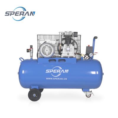 China Industrial Heavy Duty Lubricated 200l Piston Belt Driven Aircompressor High Quality for sale