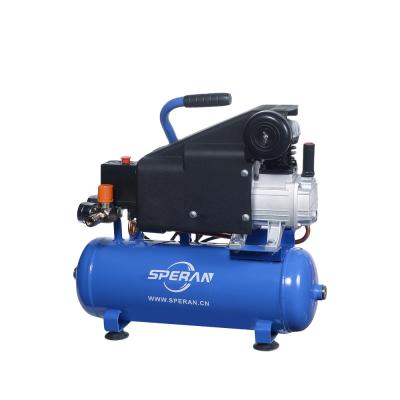 China 0.75kw 1hp 10l direct drive lubricated small air compressor machinery for sale