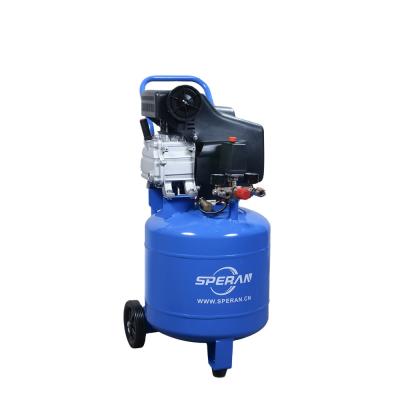 China 50 Liter Single Stage Mini Piston Lubricated Vertical Air Compressor for sale