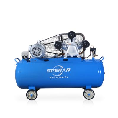 China 5.5kw 7.5hp 3500 liter cylinder lubricated air compressor for painting cars for sale