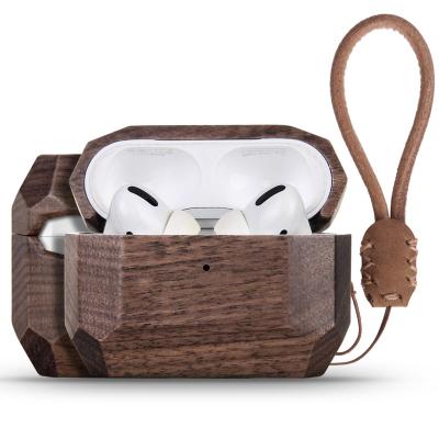 China 2022 Eco-friendly Luxury AirPods 3 Business Designer AirPods Pro Wood Case for sale