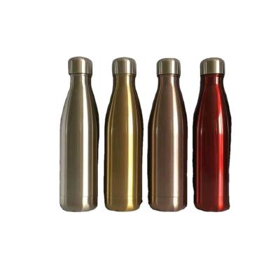 China Sustainable Double Wall Vacuum Insulated Floral Stainless Steels Sport Shaped Soft Drinks Water Bottle Coca Bottle Cola Vacuum Cola for sale