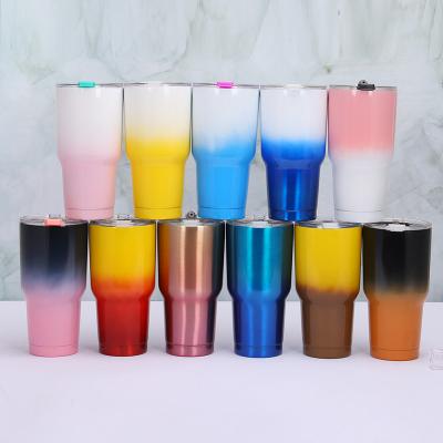 China Best Price 30oz Car Coffee Leakproof Cup Viable Color Changing Mug Stainless Steel Mug for sale