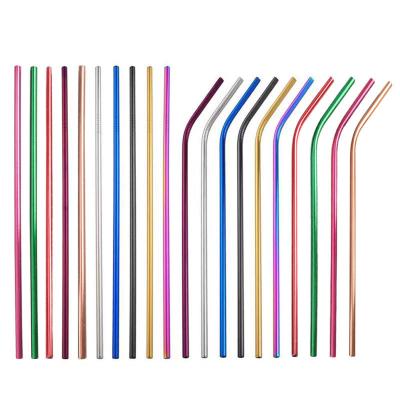 China Amazon Viable Success Eco Friendly Stainless Steel Straws Set Drinking Straw Reusable Silicone Straws With Tumbler Cleaning Brush for sale