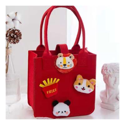 China Felt 2021 Cute Special Hot Selling Children And Durable Outing Felt Bag Fashion Handbag Portable Handbag Set for sale