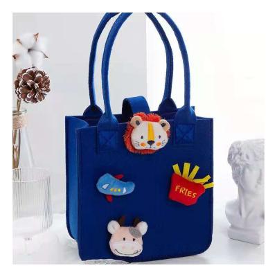 China Professionally Made Felt Cheap Kids Cute And Durable Outing Portable Felt Bag for sale