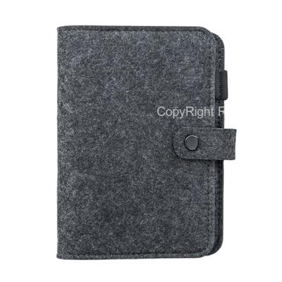 China Manufacturer Wholesale 2021 Custom Spiral Felt Notebook Folder for sale