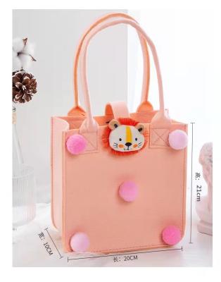 China Guaranteed Quality Kids Felt Cute And Durable Outing Bag Handbag Set Fashion Portable Felt Handbag for sale