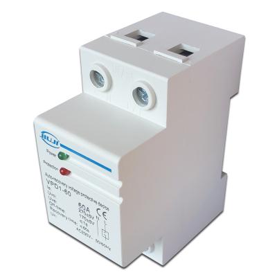 China Automatic Voltage Protection 230V AC 40A 63A Din Rail Recovery Voltage Protector , Voltage Power Protector 220V for sale