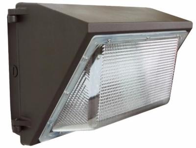 China 60W White Led Wall Pack With Photocell Electro - Static Plastics Spraying for sale