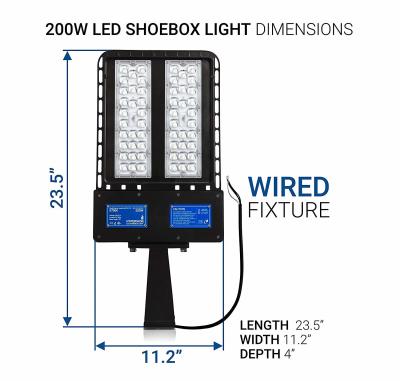 China Outdoor 100W LED Shoebox Light , Warm White Led Parking Lot Flood Lights 130 Lm/W for sale