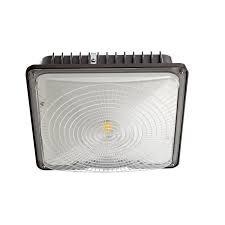 China Dimmable Exterior Led Canopy Lighting 45 Watt  5000k Osram Chips Inside for sale