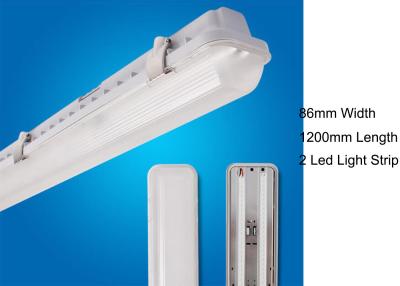 China 40W Hunging Led Tri Proof Light Waterproof 1200MM with Frosted / Milky Cover for sale