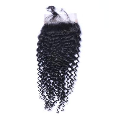 China Water Wave Factory Wholesale Lace Closure 100% Virgin Brazilian Hair Curly Virgin Hair Headbands for sale