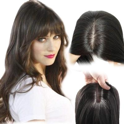 China Brazilain Hair Wig Topper Human Hair Wig Topper Hair Toppers For Women for sale