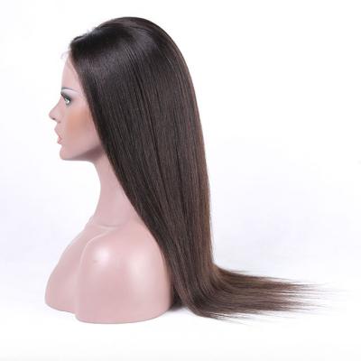 China Silky Straight Wave Brazil Virgin Hair Wigs Lace Frontal Wig Hair Full Lace Hair Wigs for sale