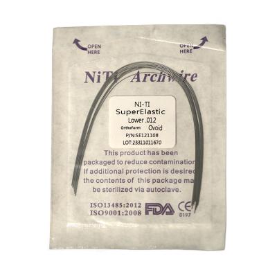 China Good Quality Hot Sale Dental Orthodontic Posted Metal Arch Wires Ortho Niti Arch Wire for sale