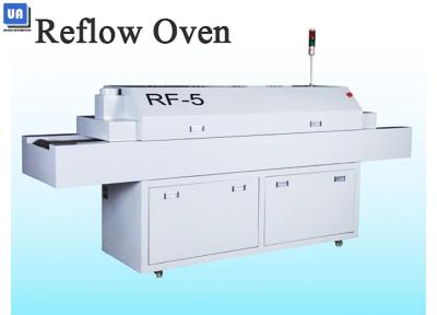 China Lead Free 5 Zones Small Reflow Oven Euiqpment RF 5 Mesh PCB Convery for sale