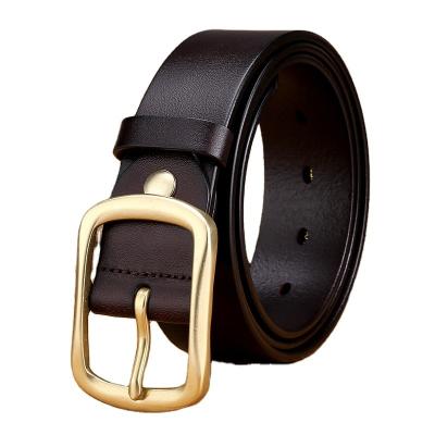 China Comfortable Leather Men's Belt 2020 Custom Men's Genuine Leather Belt High Quality Top Grain Cowhide Belt For Men for sale